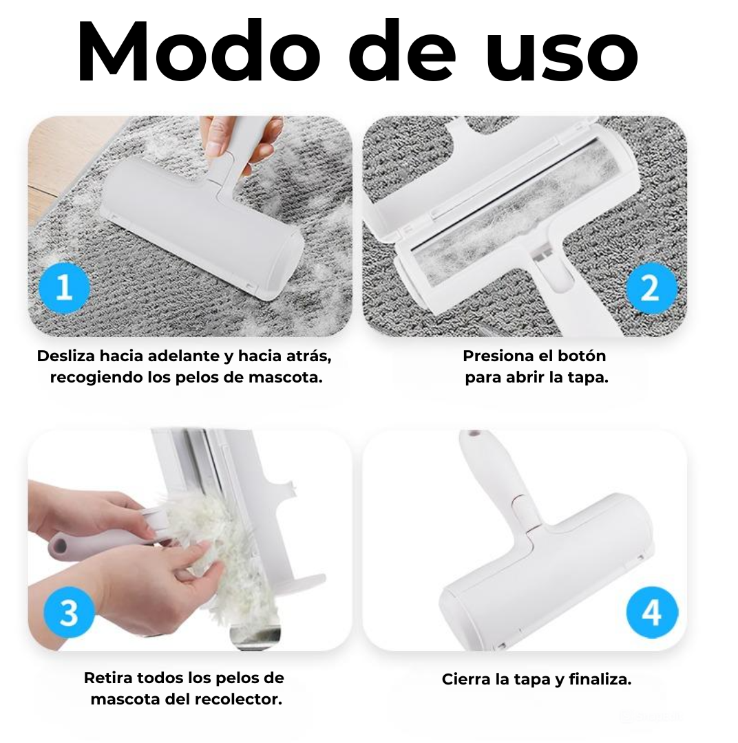 Cepillo Eliminador de Pelo Definitivo